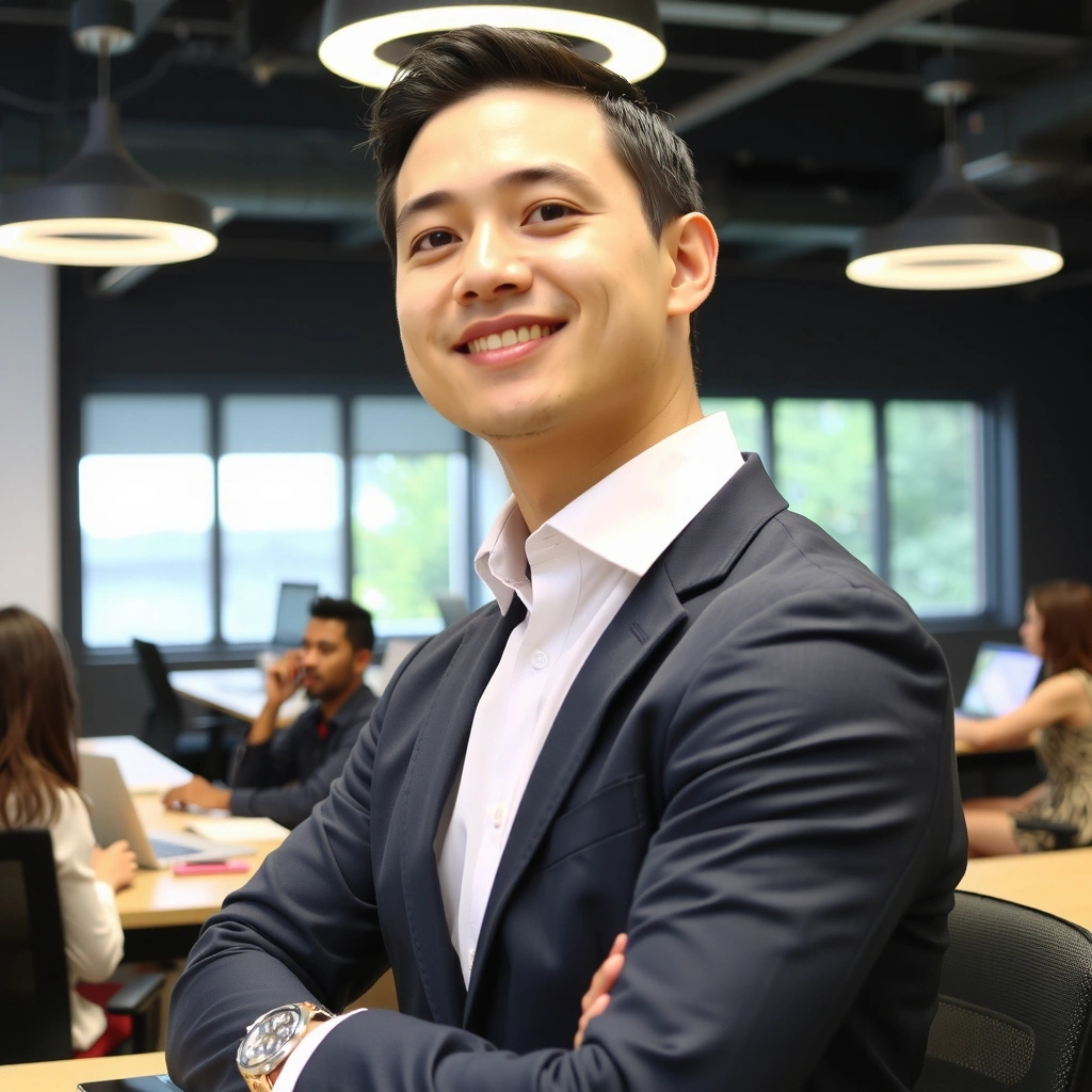 Portrait of a male UX/UI Designer