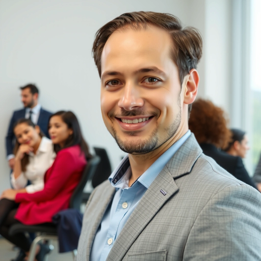 Portrait of a smiling male CEO